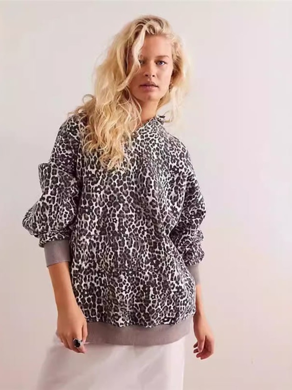 New Free People We The Free It’s A Vibe Hoodie | Oversized Small